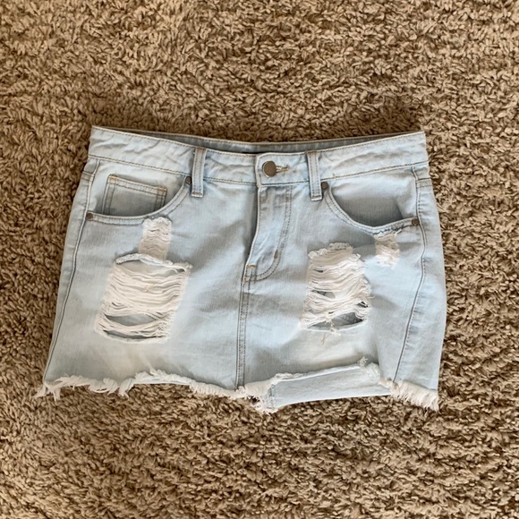 forever 21 medium denim skirt - Picture 3 of 5